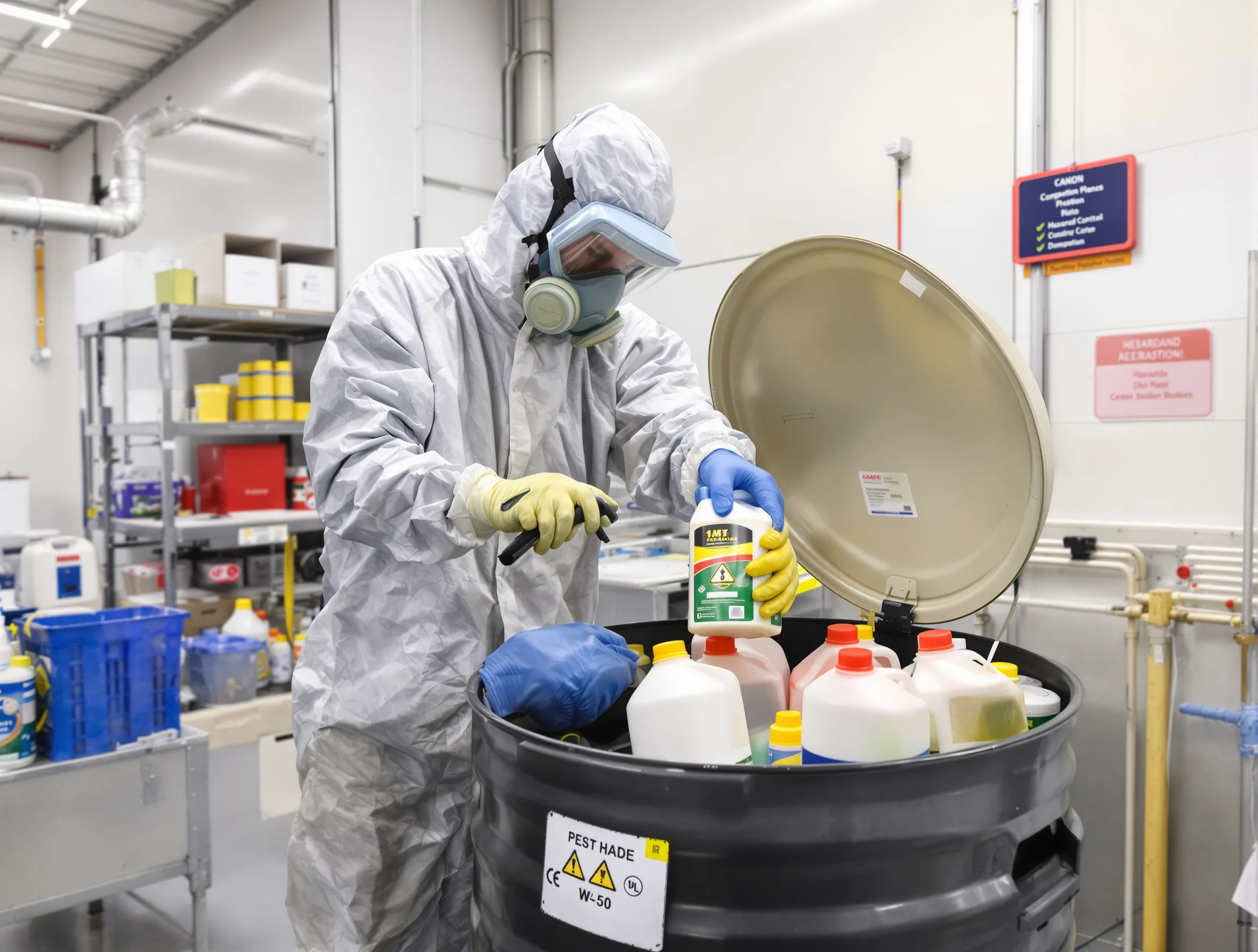 Waste Disposal service — licensed Texas pest control professionals at work