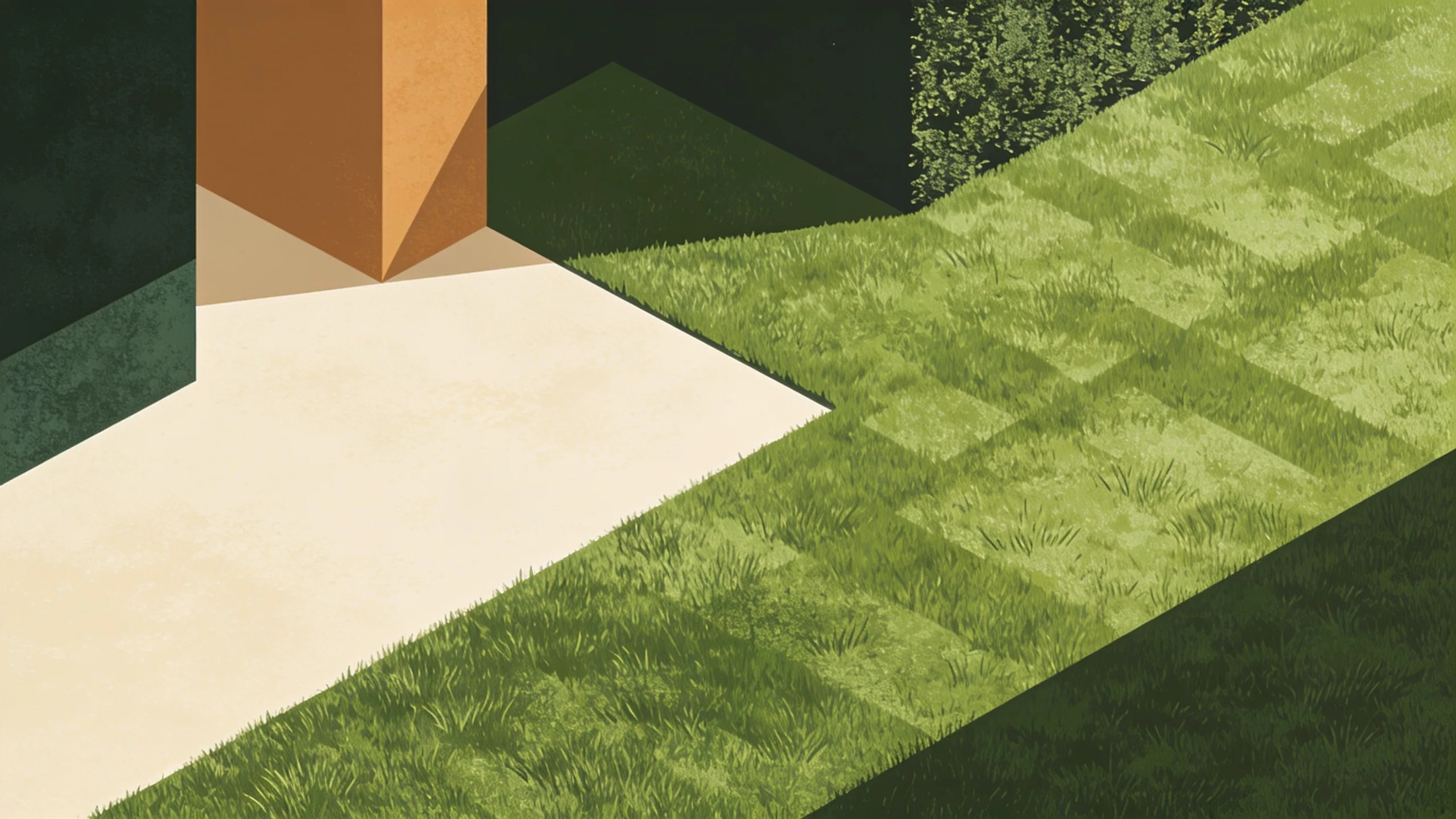 Barefoot walking on healthy green lawn without sandburs