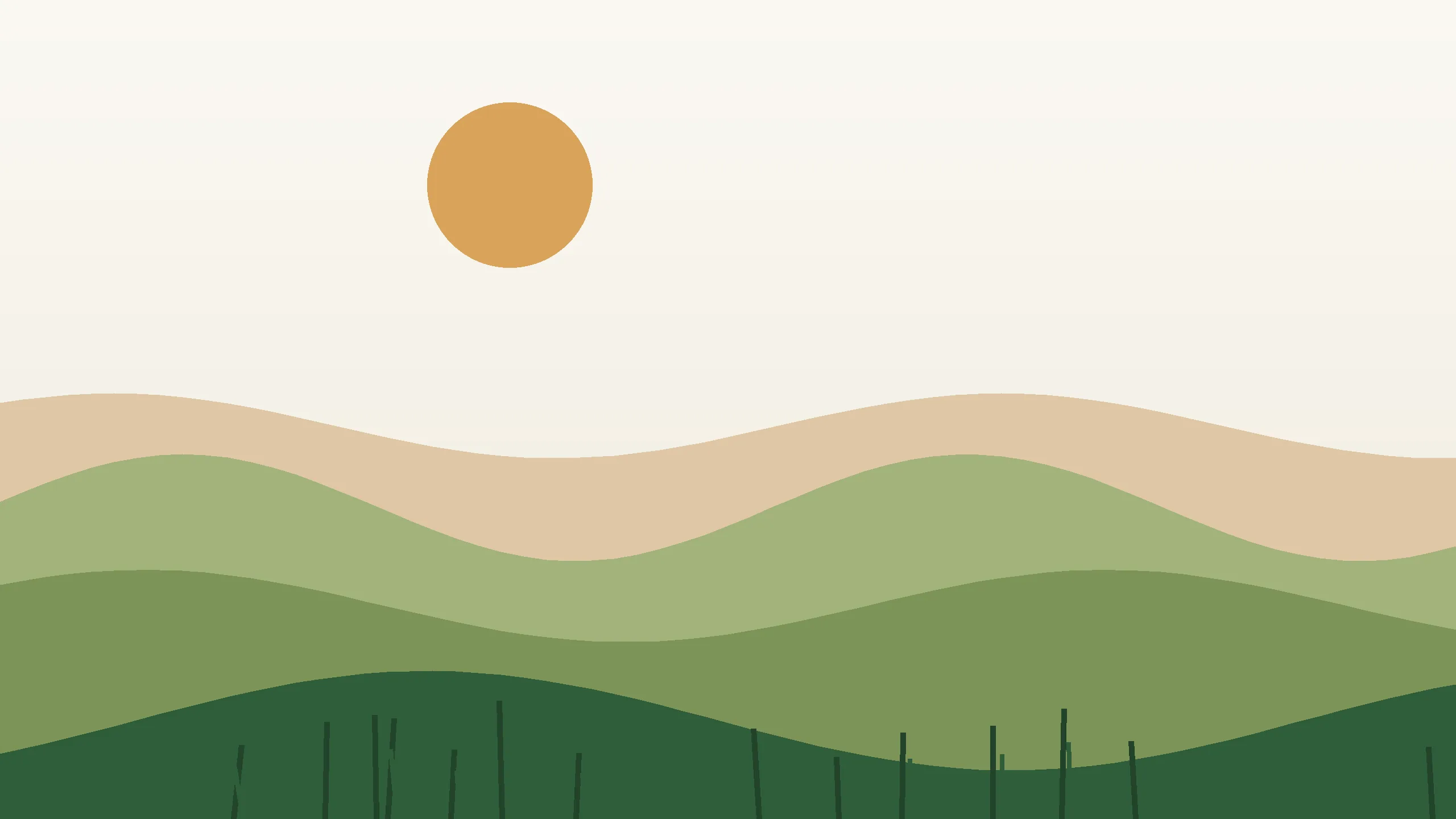 Minimal editorial illustration of a geometric mosquito silhouette above abstract standing water rings in muted olive, amber and cream