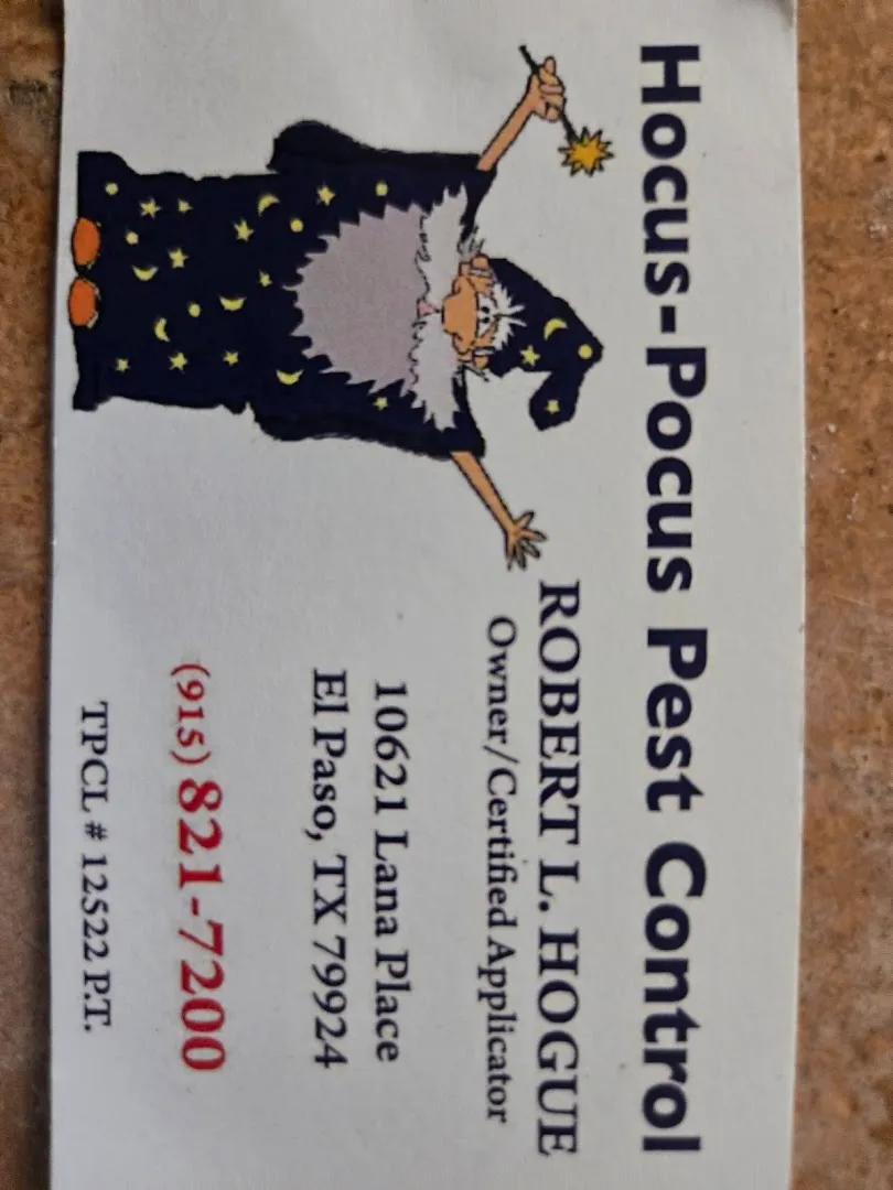 Hocus-pocus pest control in El Paso, TX — business photo 4