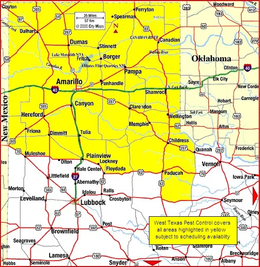 West Texas Pest Control — pest control in Pampa, GRAY County, TX