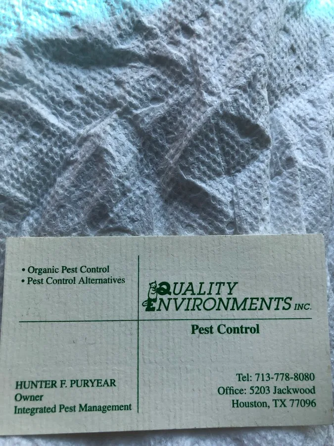 Quality Environments Pest Control in Houston, TX — business photo 5