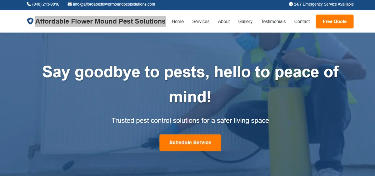 Affordable Flower Mound Pest Solutions in Flower Mound, TX — business photo 5
