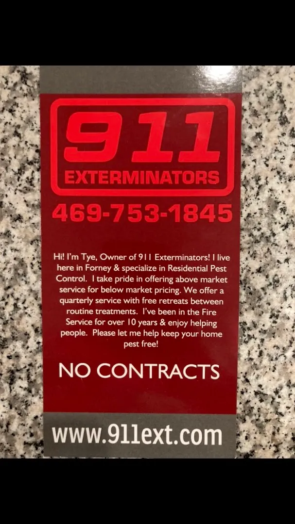 911 Exterminators in Dallas, TX — business photo 6