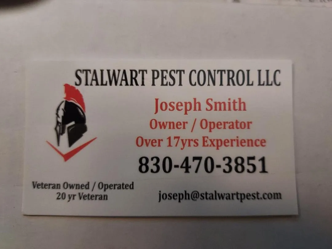 Stalwart Pest Control LLC in New Braunfels, TX — business photo 2